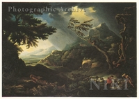 Wooded Landscape with Shepherds, Before a Storm