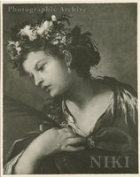 Girl with a Crown of Flowers, Holding a Palm (Spring?)