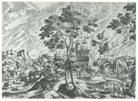 Village Landscape with a Castle