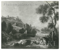 Arcadian Landscape with Figures