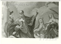 Glory of Carmelite Saints : [Detail of Three Saints]