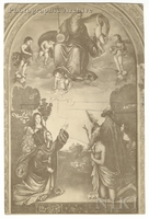 Immaculate Conception with Saints