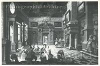 Interior of a Palatial Room with Figures