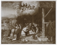 Adoration of the Shepherds and the Appearance of God the Father