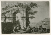 Capriccio with Classic Arch and Elegant Figures