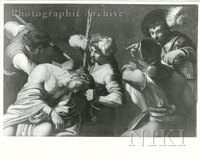 Christ Crowned with Thorns : five figures