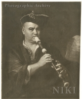 Portrait of a Man Playing a Flute