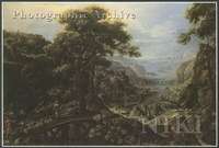 River Landscape with Shepherds and the Flight into Egypt