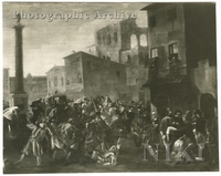 Carnival in the Piazza Colonna : [Detail]