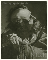 Bust of Old Man with Rosary