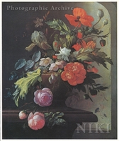 Roses, Poppies, Iris and Other Flowers in a Vase
