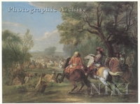Louis XIV and His Officers at a Battle