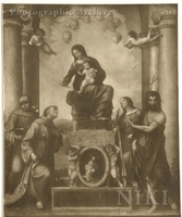 Madonna and Child Enthroned with Saints John the Baptist, Catherine, Francis and Antony of Padua