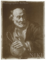 Old Man with Flask
