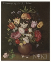 Flowers in an Earthenware Vase