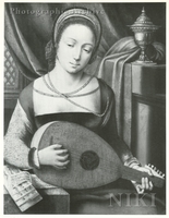 Portrait of a Lady Playing the Lute