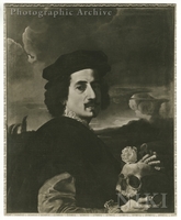 Portrait of a Man with Skull