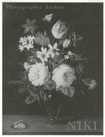 Still Life of Flowers in a Glass Vase