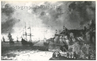 Coastal Scene with Dutch Fishing Boats and Fisherfolks in the Foreground