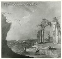 Capriccio with Ruined Arch and Stormy Lagoon