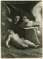 Christ Child Sleeping Accompanied by Two Angels