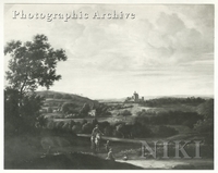 Hilly Landscape with a Traveller