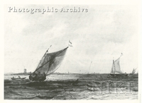 Seascape with Vessels Under Sail