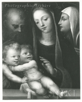 Holy Family with Saints John the Baptist and Catherine of Siena