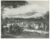 Siege of Liège with Louis XIV and His Retinue on Horseback in the Foreground