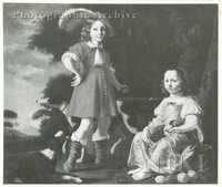 Boy and Girl in a Landscape with Two Dogs