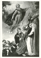 Assumption of the Virgin Mary with the Saints Agnes, Valentine, Stephen, Alexander and Gregory