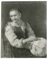 Woman Embroidering