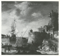 Coastal Landscape with a Fortified Anchorage