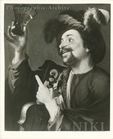 Merry Violinist with a Wineglass