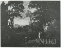 Apollo and Daphne in a Wooded Landscape