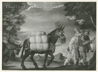 Travellers with Horses in a Landscape