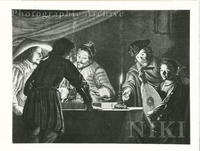 Backgammon Players with Lute Player