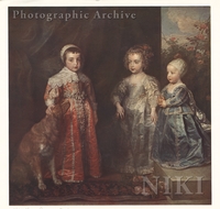 Portrait of the Three Eldest Children of Charles I with Dog