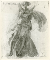 Study for a Figure for the Vault of Sala di Ulisse in Palazzo Poggi, Bologna (?)