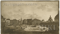 Dresden, Zwinger Looking from the Waterway