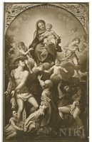 Madonna and Child in Glory with Saints Roch, Giminiano and Sebastian