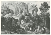 Rocky Landscape with Figures on a Path