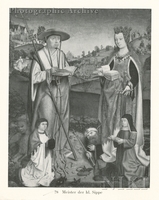Saints Jerome and Catharine with Donors
