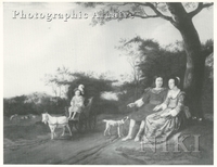 Family Group Portrait in a Landscape