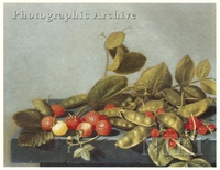 Still Life with Strawberries, Cherries and Peas