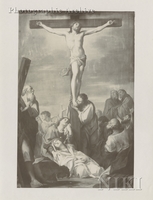 Crucifixion with Virgin Mary and the Twelve Apostles