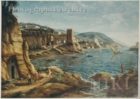 Coastal Landscape with Ships, Fishermen and Other Figures