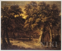 Wooded Landscape with a Cottage in a Clearing