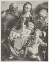 Holy Family with Saint Elisabeth and the Infant Saint John the Baptist