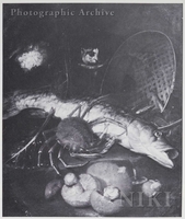 Still Life of a Fish, a Crab and Vegetables